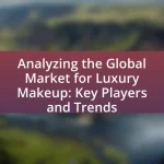 Analyzing the Global Market for Luxury Makeup: Key Players and Trends