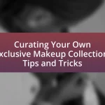 Curating Your Own Exclusive Makeup Collection: Tips and Tricks