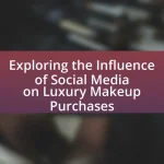 Exploring the Influence of Social Media on Luxury Makeup Purchases