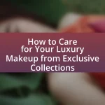 How to Care for Your Luxury Makeup from Exclusive Collections