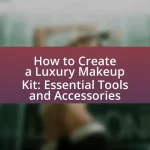 How to Create a Luxury Makeup Kit: Essential Tools and Accessories