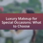 Luxury Makeup for Special Occasions: What to Choose
