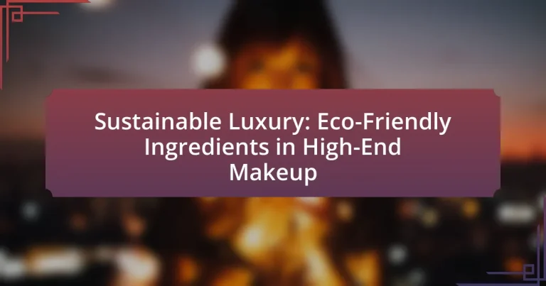 Sustainable Luxury: Eco-Friendly Ingredients in High-End Makeup