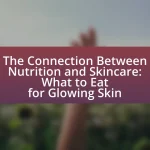 The Connection Between Nutrition and Skincare: What to Eat for Glowing Skin