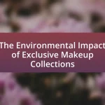 The Environmental Impact of Exclusive Makeup Collections