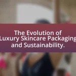 The Evolution of Luxury Skincare Packaging and Sustainability.