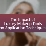 The Impact of Luxury Makeup Tools on Application Techniques
