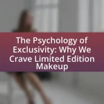 The Psychology of Exclusivity: Why We Crave Limited Edition Makeup