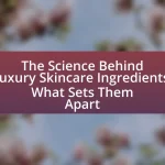 The Science Behind Luxury Skincare Ingredients: What Sets Them Apart
