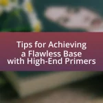 Tips for Achieving a Flawless Base with High-End Primers