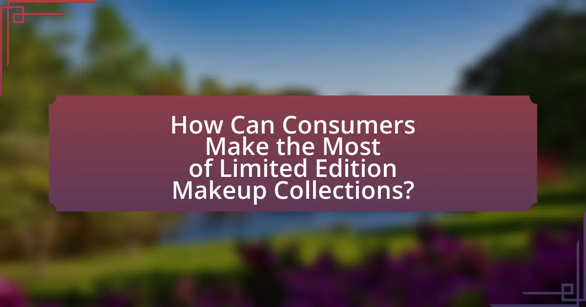 How Can Consumers Make the Most of Limited Edition Makeup Collections?