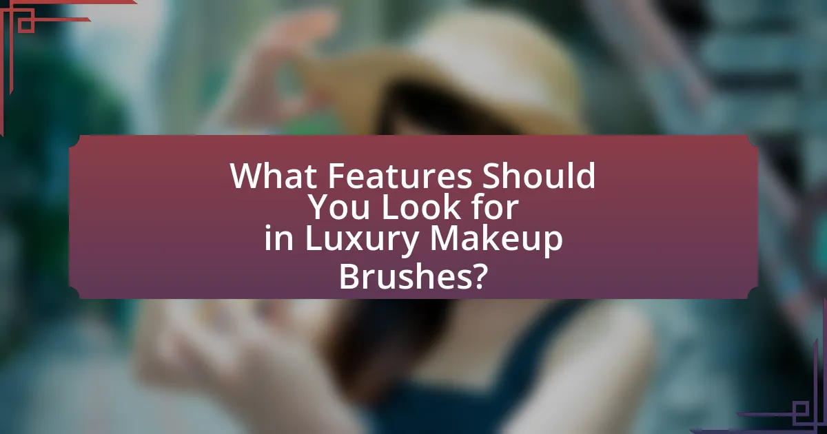 What Features Should You Look for in Luxury Makeup Brushes?