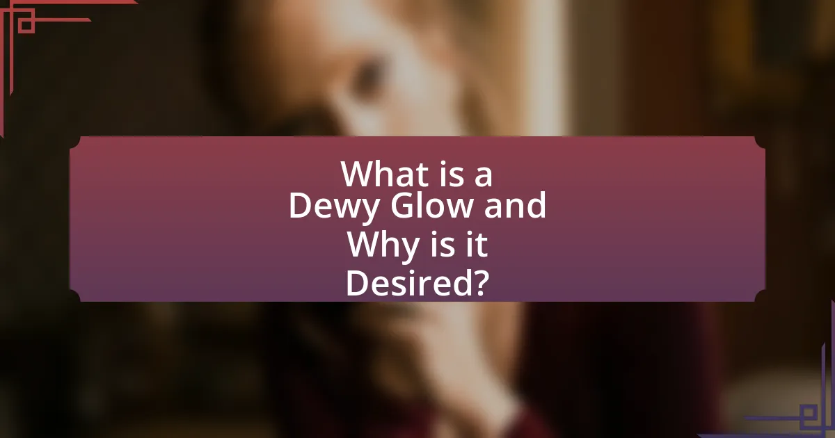 What is a Dewy Glow and Why is it Desired?